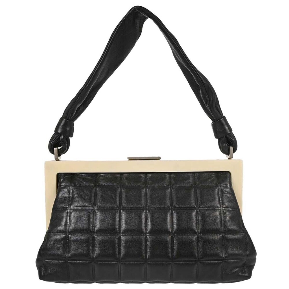 Chanel Chocolate Bar Frame Quilted Lambskin Small